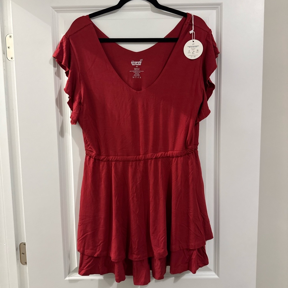 NWT bamboo romper dress size 2x
